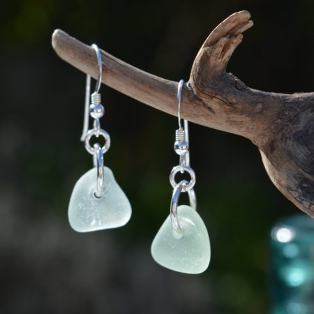 Sea Foam & Soft Blue Sea Glass