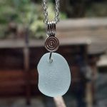 Seafoam Seaglass Pendant