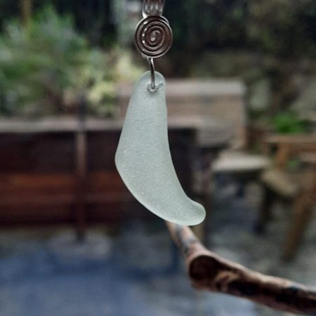 Seafoam Seaglass Pendant