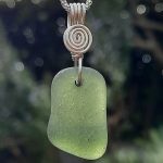 Green Seaglass Pendant