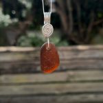 Brown Seaglass Pendant