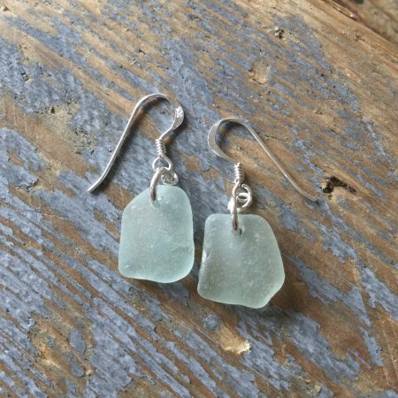 Seafoam Seaglass Earrings