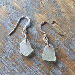 Seafoam Seaglass Earrings
