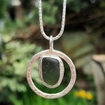Green Seaglass "Trebarwith" Pendant